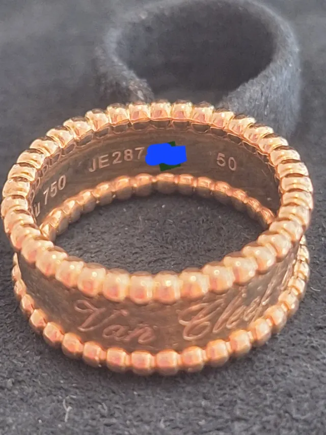 Anillo Van Cleef & Arpels Oro Rosa