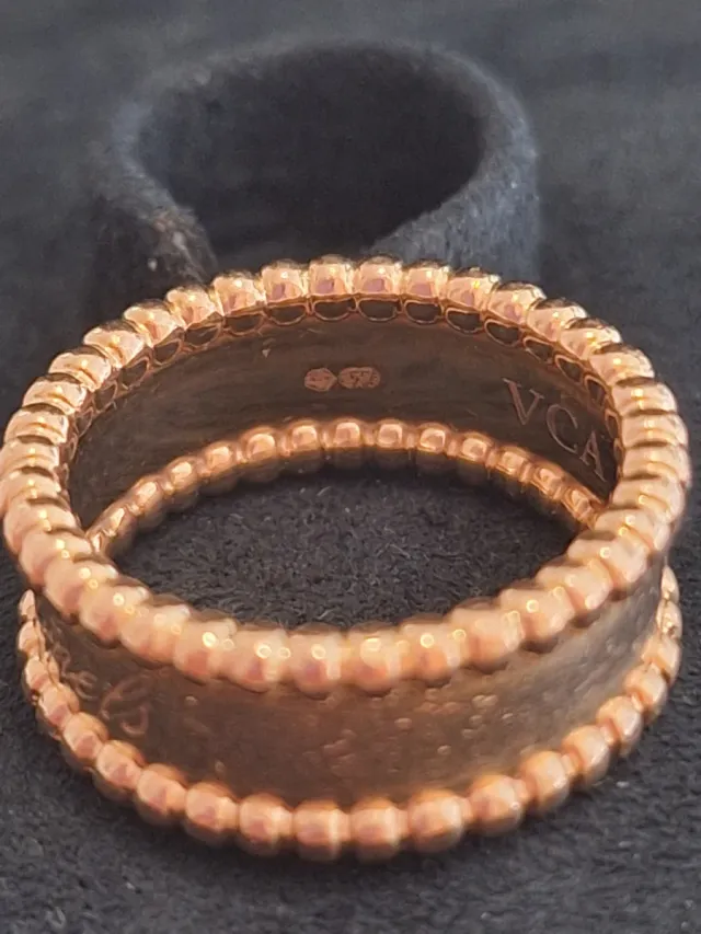 Anillo Van Cleef & Arpels Oro Rosa