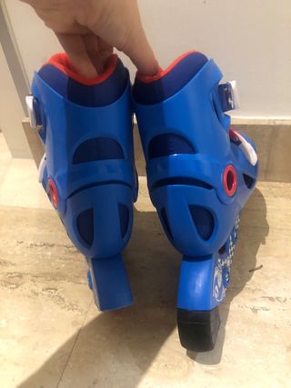 Patines en línea Talla 30-32 Azul ajustables