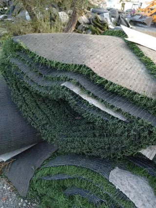 Césped artificial reciclado