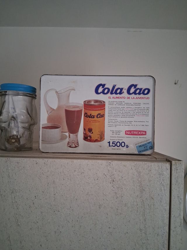 Scatola in metallo Cola Cao anni '50