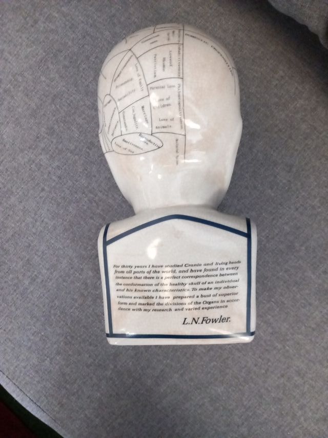 Figura Diseño Toscano Phrenology Fowler