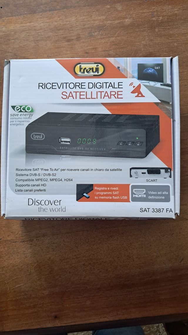 Ricevitore Satellitare Trevi SAT 3387 FA