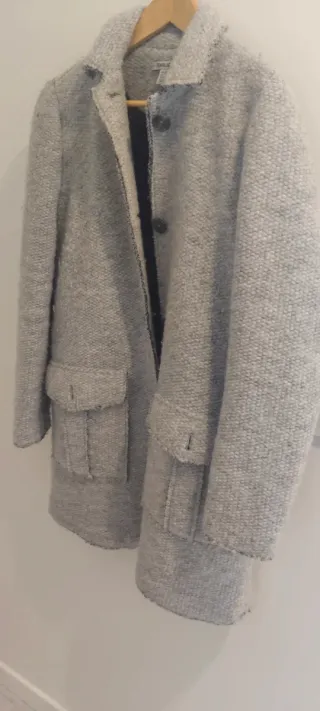 Abrigo Zara Gris
