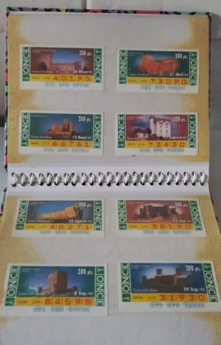 Colección Lotería Nacional 1994 y ONCE