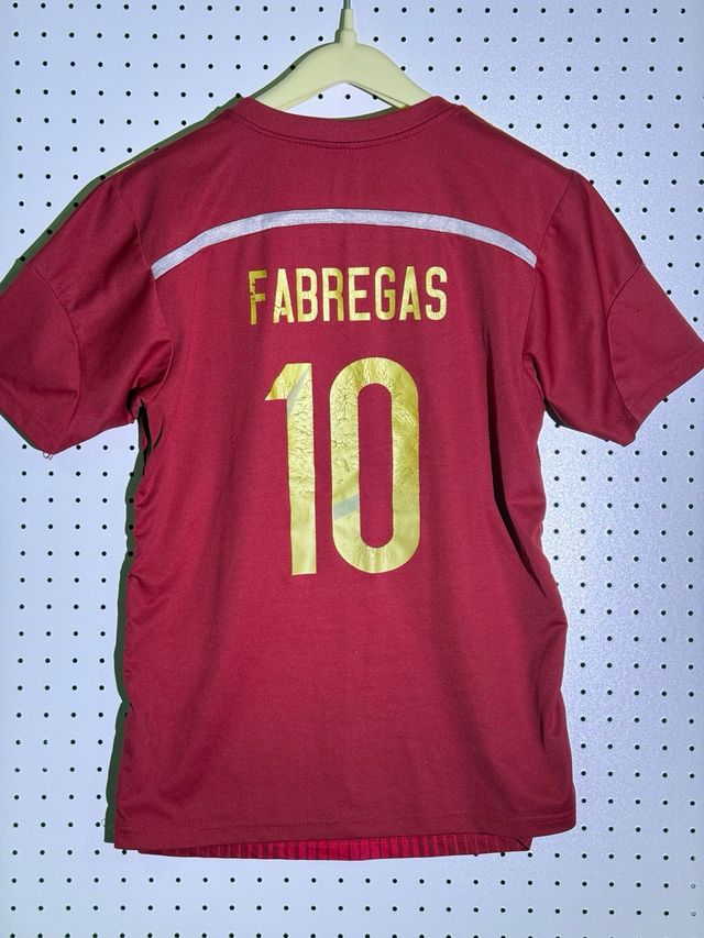 Spagna Maglia Calcio Fàbregas 10