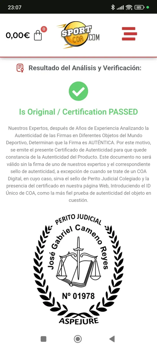 Carta di Cromo Dragon Ball Z autografata