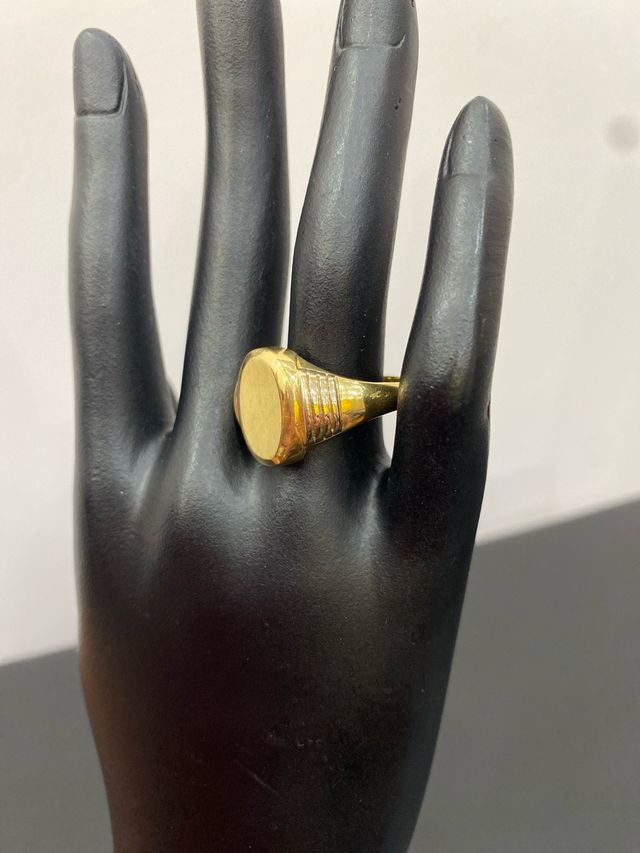 Anillo Sello Oro 18k