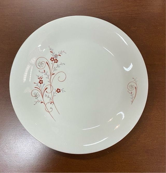 Piatto in porcellana grande 29cm decorato Tognana