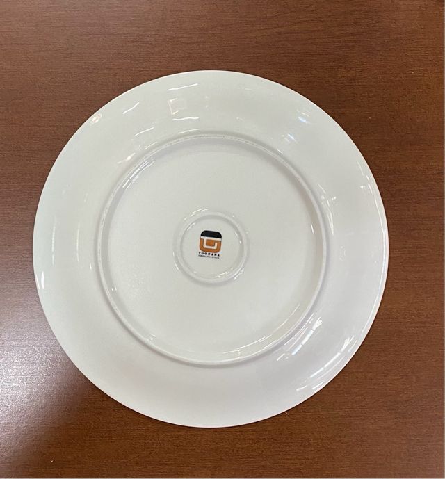 Piatto in porcellana grande 29cm decorato Tognana