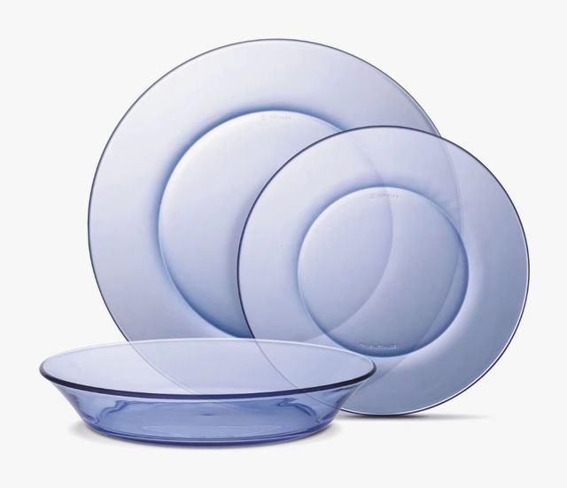 Vajilla Duralex Lys 12 piezas Vidrio Azul