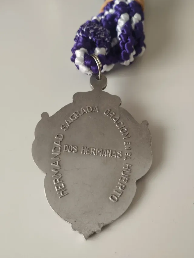 Medalla Hermandad Oración Huerto Dos Hermanas