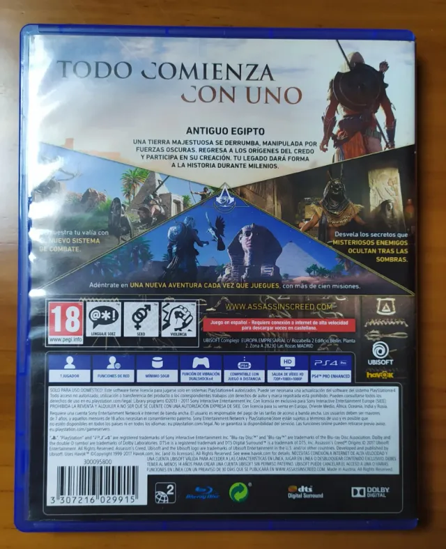 Assassins Creed Origins PS4