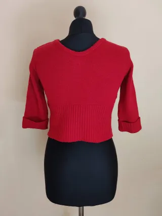 Cropped Rojo 90s