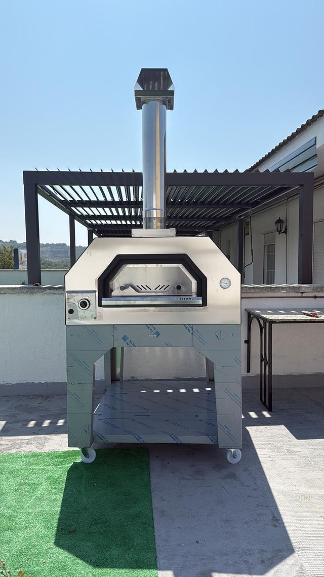 HORNO PARA PIZZA LEÑA/GAS TITAN 4