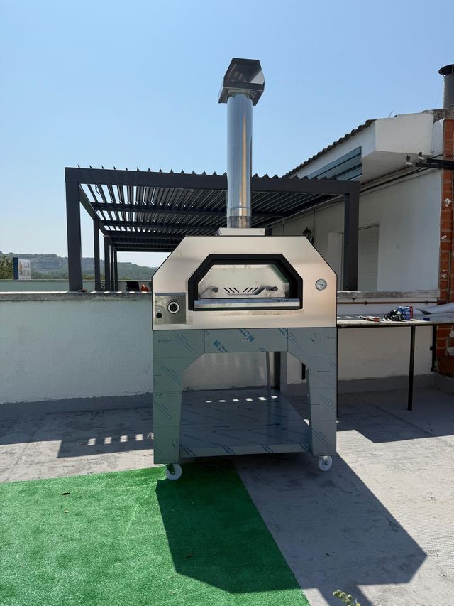 HORNO PARA PIZZA LEÑA/GAS TITAN 4