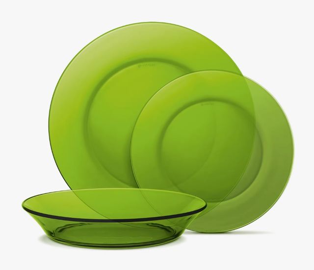 DURALEX Vajilla Lys 12 piezas vidrio - Verde