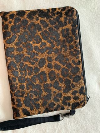 Bolso de mano estampado leopardo