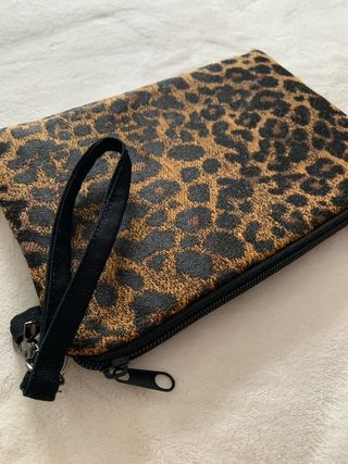 Bolso de mano estampado leopardo