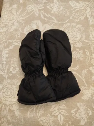 Manoplas para la nieve negras p/niño.