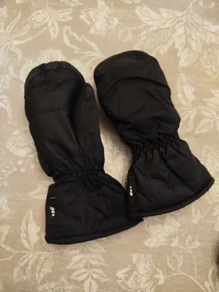 Manoplas para la nieve negras p/niño.