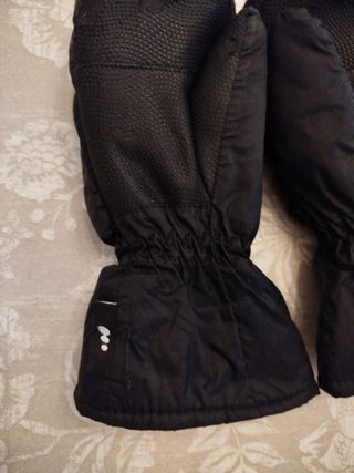 Manoplas para la nieve negras p/niño.
