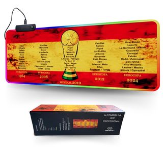 LOTE Alfombrillas LED gaming/ordenador
