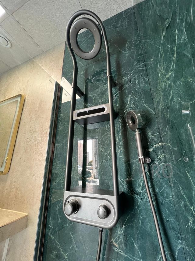 Columna ducha Gris Multifunción