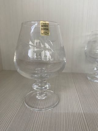 6 Calici in cristallo da liquore