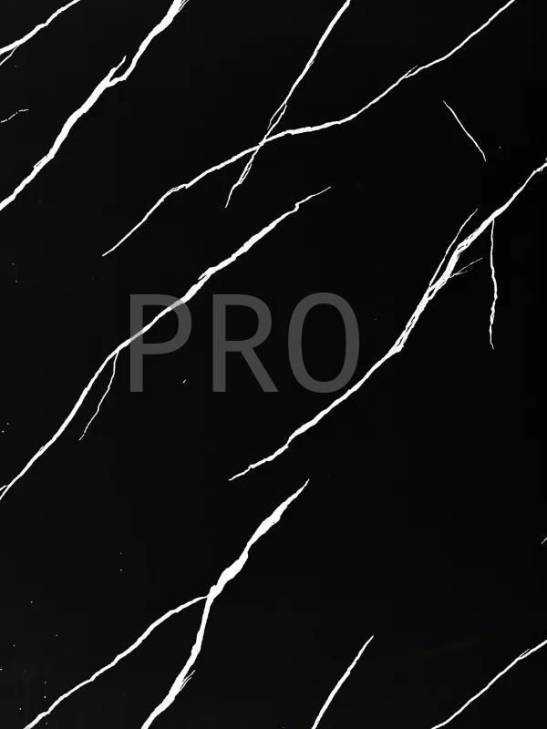 Placa decorativa Mármol Brillo Negro Marquina