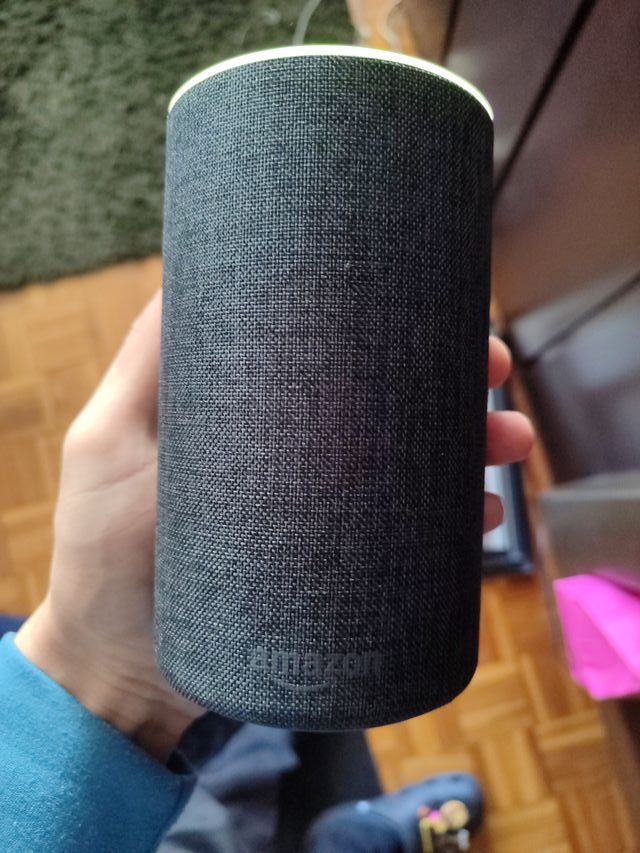 Altavoz Inteligente Amazon Alexa Gris Grande Torre