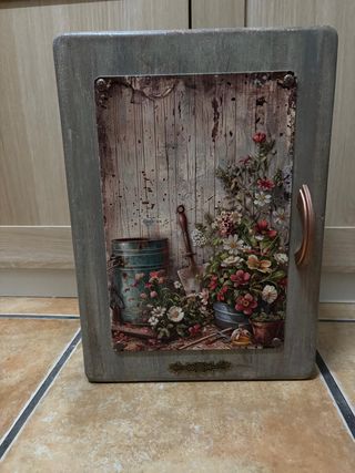 Botiquín Madera Restaurado Decoración Vintage