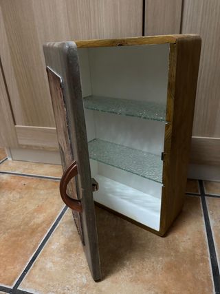 Botiquín Madera Restaurado Decoración Vintage