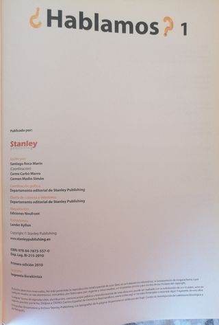 ¿HABLAMOS? Curso de español 1 A1+