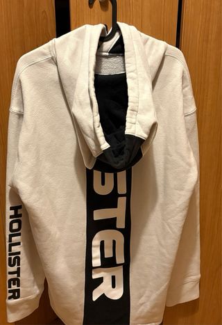 Sudadera Hollister Blanca