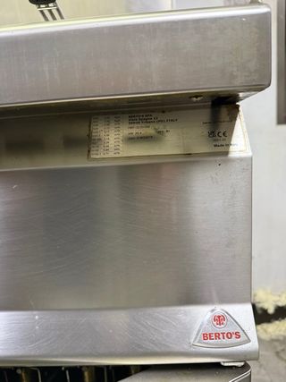 Freidora Gas Bertos GL15+15M