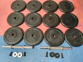 MANCUERNAS PRO DISCOS GOMA GERVASPORT Y DOMYOS 66K