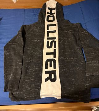 Sudadera Hollister Negra y Gris