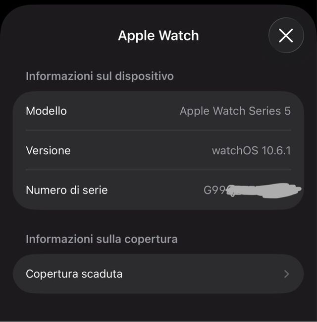 Apple Watch Series 5 40mm Alluminio
