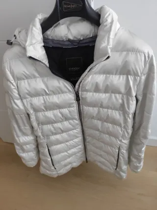 Plumas mujer blanco Geox