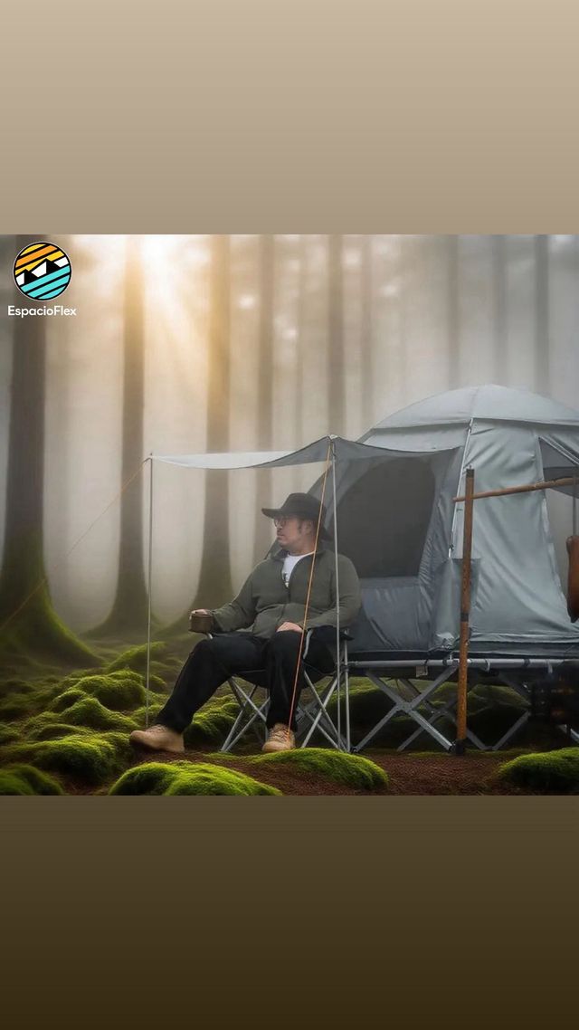 Tienda de campaña elevada