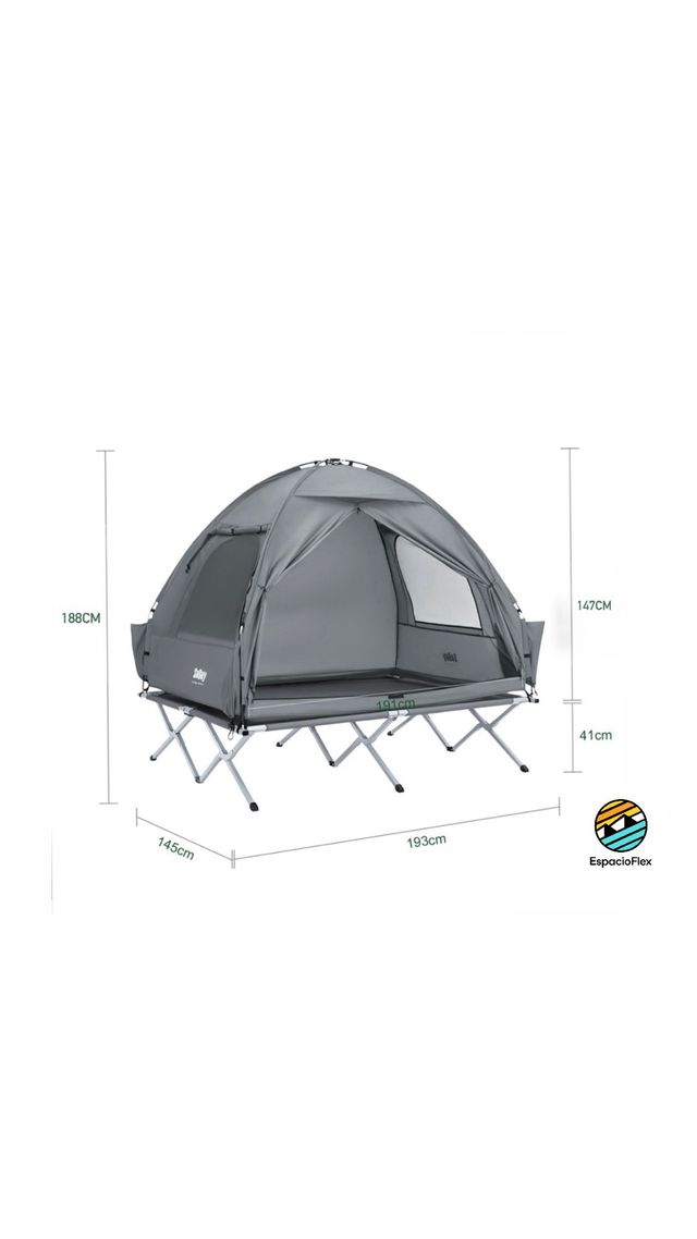 Tienda de campaña elevada