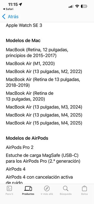Adaptador Corriente Apple 30W USB C A1882