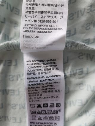 Camiseta Levi's Mujer Azul Talla S