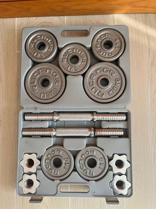 Maletín gris para pesas RUCANOR