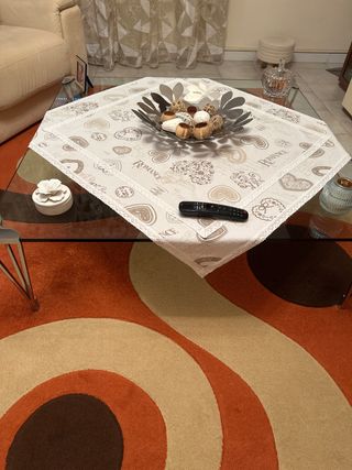 Tavolino salotto in vetro