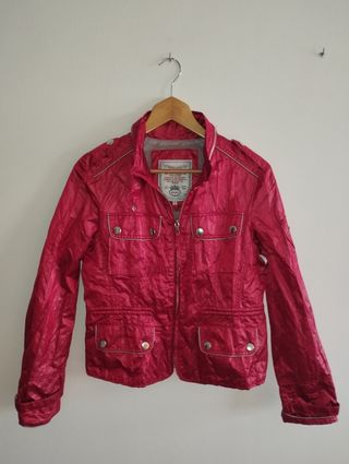 Cazadora chubasquero mujer