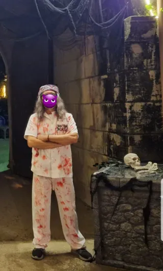 Disfraz Doctor Muerte Sangriento Talla L aprox.