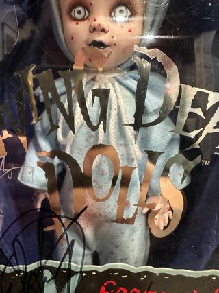 Bambole Living Dead, di colore blu sanguinante! FIRMATO!