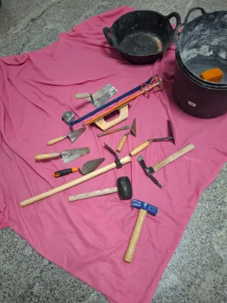 Lote herramientas construcción